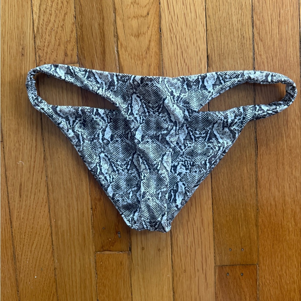 Snake print cheeky bottoms from Ark Swimwear (size M)